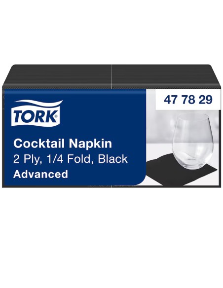 TORK SERVIETTEN 24X24 2 V. SCHWARZ ST. 200 477829