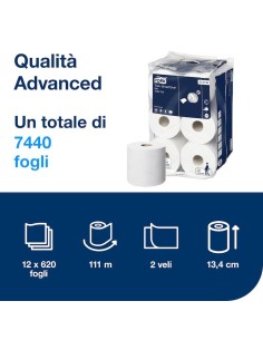 TORK CARTA IGIENICA SMARTONE PURA MINI T9 PZ. 12  472193_3 2