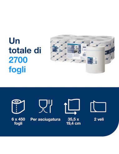 PAPIER SPIRALE TORK REFLEX M4 PZ. 6  473472