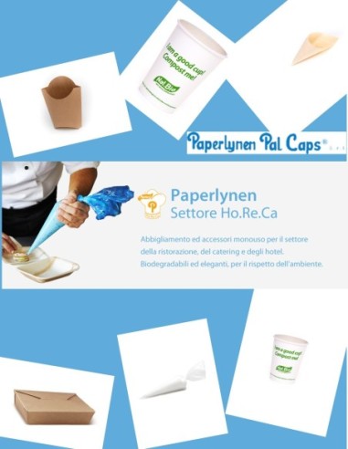PAPERLYNEN. Coperchio in pla Biodegradabile per bicchiere -3