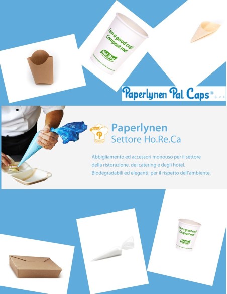 PAPERLYNEN. Copricapo a bustina in carta  -2